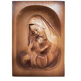 Drvena slika Djevice Marije s Isusom Kristom 18 x 25 cm | shoptok.hr