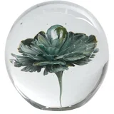Steklen obtežilnik za papir (višina 8 cm) Flower –