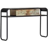 Konzolni stol od masivnog obnovljenog drva 118 x 30 x 75 cm | shoptok.hr