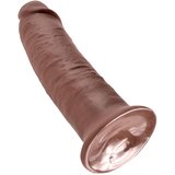 King Cock 10 - veliki dildo (25 cm) - smeđi | shoptok.hr