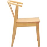  Stolac za blagovanje 2 pcs Prirodna Čvrsto drvo | Eponuda.com
