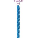  Radno uže plavo 6 mm 100 m od polipropilena | Eponuda.com