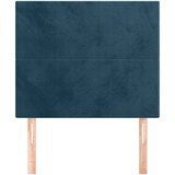  Uzglavlje tamnoplavo 90x5x118/128 cm baršunasto | shoptok.hr