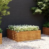 vidaXL Povišena vrtna gredica 100 x 100 x 36 cm od čelika COR-TEN Cijene