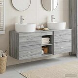  Set ormarića za kupaonicu 3 kom. Siva Sonoma | shoptok.hr