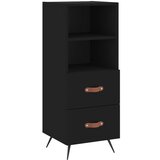Maison Chic Komoda - Predalnik črna 34,5x34x90 cm inženirski les, (21716420) | Shoptok.si