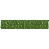  Zaslon za balkon s lišćem Zelena i žuta 400 x 75 cm | shoptok.hr