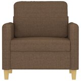  Fotelja smeđa 60 cm od tkanine | shoptok.hr