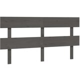 Maison Chic posteljno vzglavje - vzglavna omarica - nočna omarica sivo 164x3x81 cm trdna borovina, (21705000) Cene