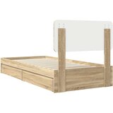  Krevet s od storage Sonoma hrast 75 x 190 cm Konstruirano drvo | shoptok.hr