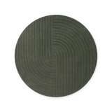 Vikosa Temno zelena ročno tkana volnena okrogla preproga ø 120 cm Arcura – | Shoptok.si