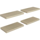 Maison Chic 4 kosi Stenske Police - Viseče police barva hrasta 50x23x3,8 cm MDF, (21794144) Cene