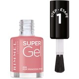 Rimmel London Super Gel gel lak za nohte brez uporabe UV/LED lučke odtenek 035 Pop Princess Pink 12 ml | Shoptok.si