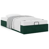  Okvir za krevet bez madraca tamnozeleni 90x200 cm baršunasti | shoptok.hr