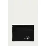 Polo Ralph Lauren Usnjena denarnica moški, črna barva