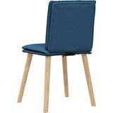  Jedilni stoli 6 kosov modro blago, (21822528) | Shoptok.si