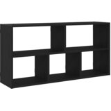  Zidna polica crni hrast 100x25x50 cm inženjerski drvo | shoptok.hr