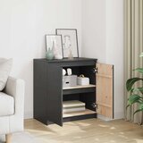 vidaXL Bočni ormarić sivi 60 x 36 x 65 cm od masivne borovine | shoptok.hr