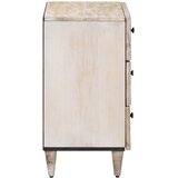  Ormar za krevet Bijelo 50 x 33 x 60 cm Čvrsto drvo manga | Eponuda.com