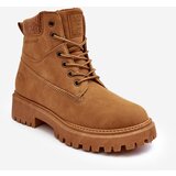 Cross Jeans Women's Quilted Trapper Boots Camel | ePonuda.com