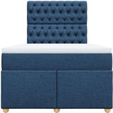 vidaXL Krevet s oprugama i madracem plavi 120 x 190 cm od tkanine | shoptok.hr