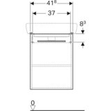 Geberit Ormarić Selnova Square 39,6x55,7x22,6 500.183.01.1 | ePonuda.com