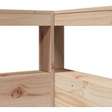  Krevet s regalom za knjige bez madraca 160x200 cm od borovine | shoptok.hr