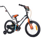  Dječji bicikl guralica Tiger 16" crni-narančasti-tirkizni | shoptok.hr
