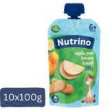 Nutrino pauč, Jabuka, kruška, banana i keks, 100g, 10 komada | ePonuda.com