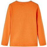 vidaXL Dječja majica dugih rukava tamnonarančasta 92 | shoptok.hr