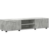  Set TV komoda s ladicama Betonski sivi Konstruirano drvo | shoptok.hr