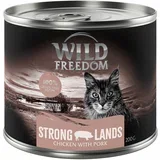 Varčno pakiranje Adult 12 x 200 g - Strong Lands - Piščanec & svinjina