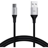 ALLITY kabel USB-a na USB-c 1metar 3A CRNI Slike