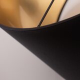  Luster na sajli ALBA 1xE27/15W/230V prečnik 40 cm crna/zlatna | Eponuda.com