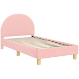  za djecu s uzglavljem Ružičasta 80 x 160 cm Bouclé | shoptok.hr