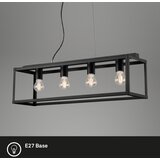 BRILONER Luster na sajli BLACK STEEL 4xE27/40W/230V | Eponuda.com