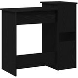  Radni stol s policama crni 84x40x78 cm konstruirano drvo | Eponuda.ba