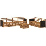  Setovi sofa 8 pcs Čvrsto drvo akacije | shoptok.hr