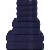 Furnova Komplet brisač 8-delni mor. modra 360 gsm 100% bombaž, (21916578) Cene