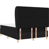  Krevet s opruga kutije s uzglavljem Crna 200 x 140 cm tkanina | shoptok.hr