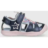 Geox Otroški sandali mornarsko modra barva