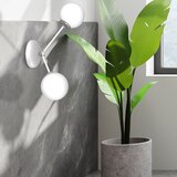  Zidna lampa JOY 2xE14/40W/230V bela/sjajni hrom | Eponuda.com