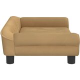  Dječja fotelja smeđa 70x45x26 cm baršunasta | Eponuda.com