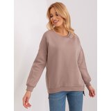 RELEVANCE Sweatshirt-RV-BL-8261.51-dark beige | Shoptok.si