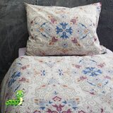 Gusenica posteljina od pamučnog šifona šarena - sa čaršafom Cene