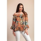 Fenzy Bluza S Cvjetnim Printom, Smeđa | shoptok.hr