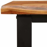  Konzolni stol sa živim rubom 140x40x80 cm masivno drvo bagrema | shoptok.hr