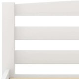  Za krevet od masivne borovine bijeli 100 x 200 cm | shoptok.hr
