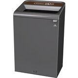 Rubbermaid Zbiralnik surovin Configure™, prostornina 57 l, nerjavno jeklo / rjave barve | Shoptok.si