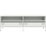 vidaXL TV omarica bela 135x39x43,5 cm hladno valjano jeklo | Shoptok.si
